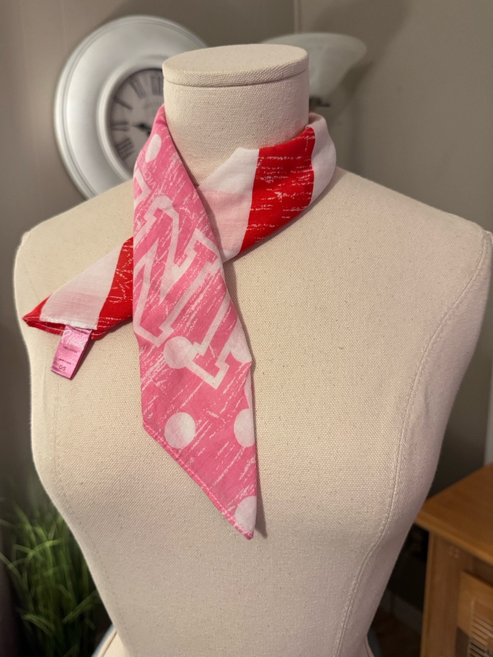 Vintage Victoria's Secret PINK American Flag Bandana Y2K